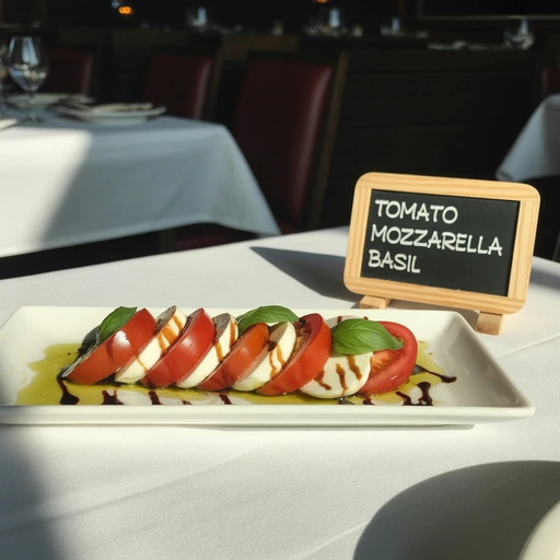 番茄马苏里拉罗勒比萨